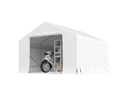 Tenda de Jardim e Garagem 3x3m com Porta de Enrolar VERIDIA CUOM