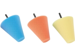 Kit De 3 Peças Esponjas Para Polimento Automotivo, Disco Espuma