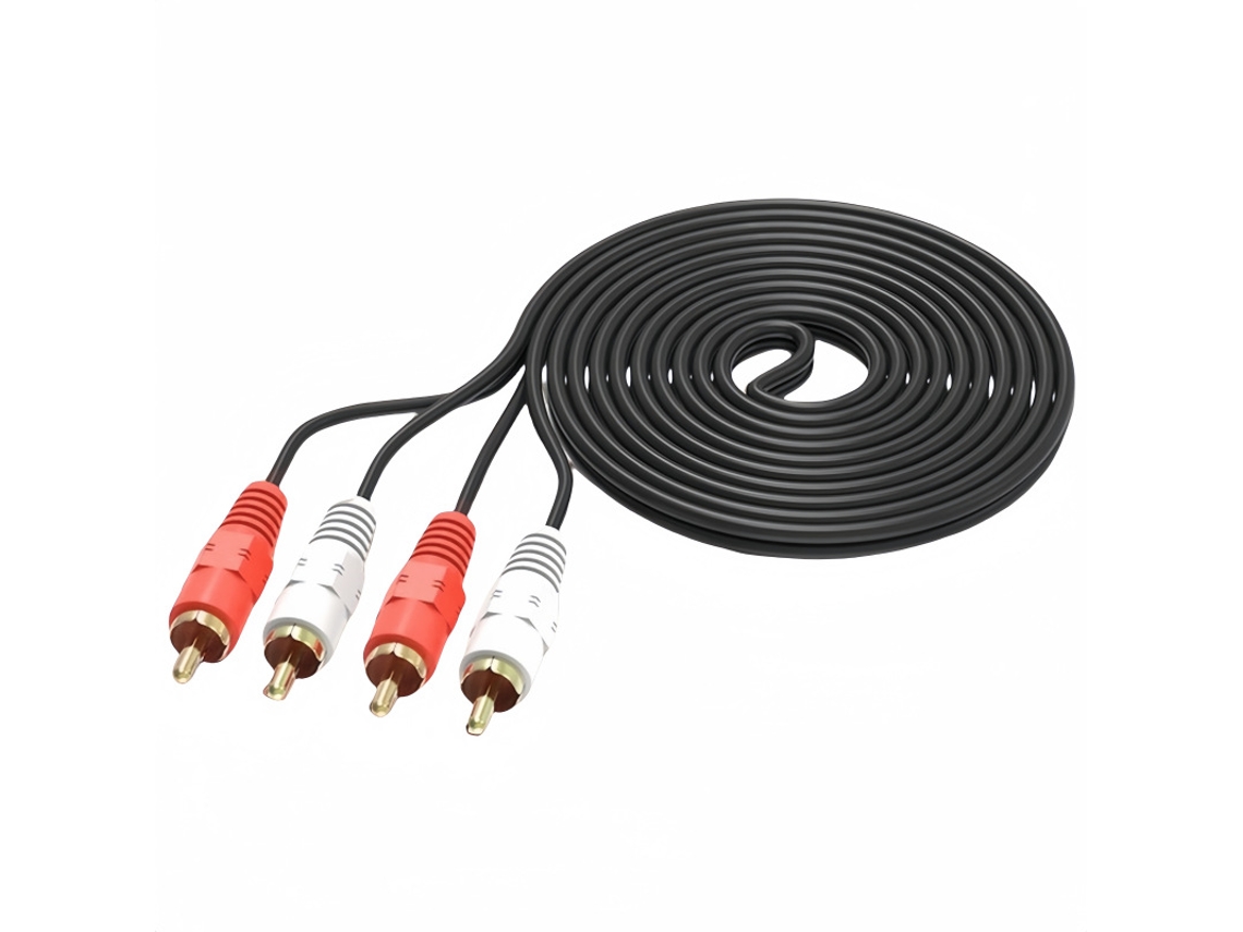 Cabo Extensão 2rca Para 2rca, Cabo De Áudio Av (1,5 M) Cuich