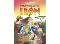 Livro Cinco Amigas Y Un León de Tea Stilton (Espanhol)
