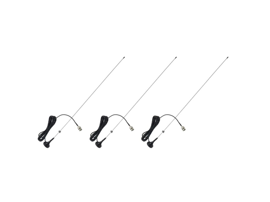 Antena Veicular 3x Bnc, M Uhf+ Vhf para Ut, 108uv BRILVIBERA