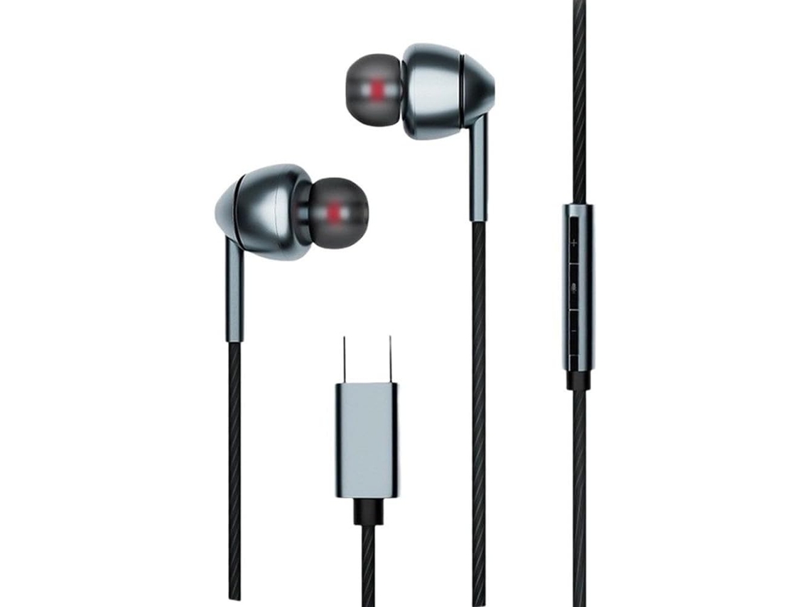 Ouvidores Intra - Auriculares De Alta Fidelidade Do Tipo C, Fones De Ouvido Com Aliança De Alumínio Com Micro