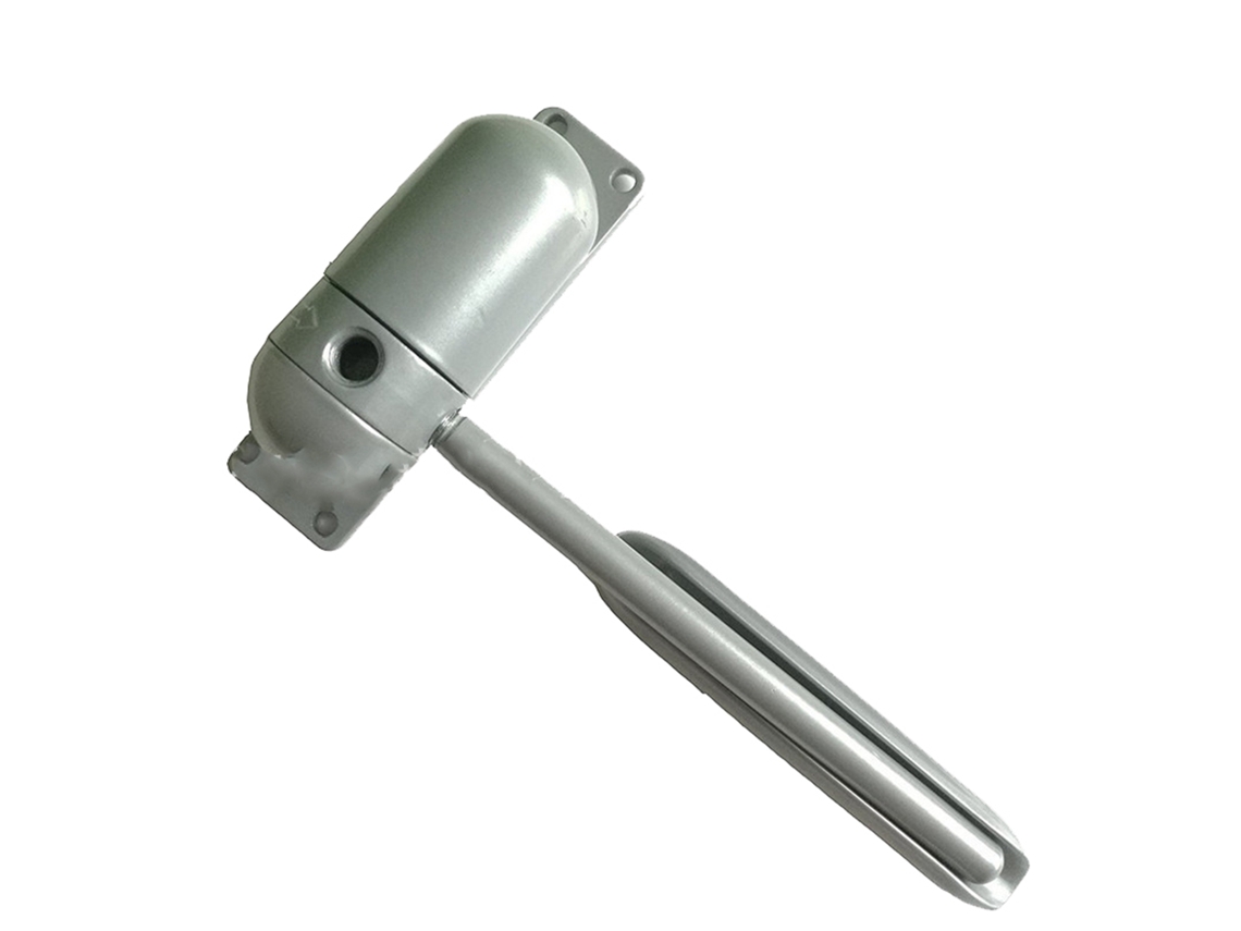 Fechador de Porta Automático Mini de Metal Primerox com Mola Oculta e Baixo Ruído para Residência Cinza