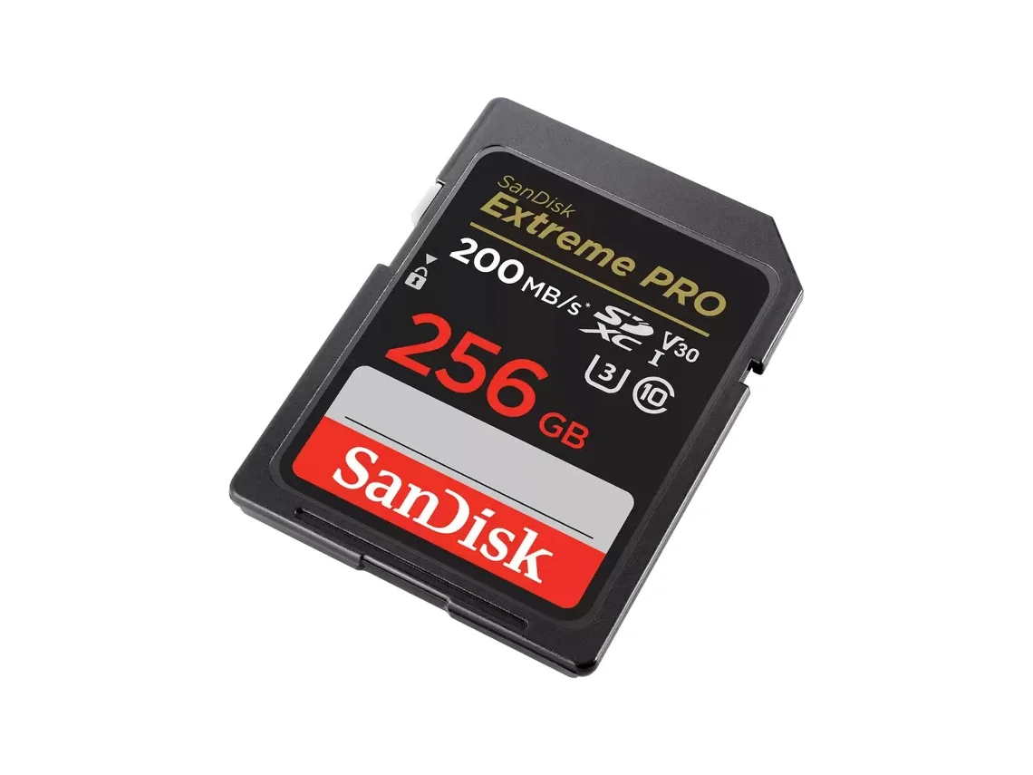 Cartão de Memória SANDISK Extreme PRO SDXC (256 GB - 200 MB/s)