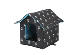 Casas para Gatos ao Ar Livre, Refúgios Impermeáveis para Gatos Selvagens e Cães Pequenos Preto S/MARCA
