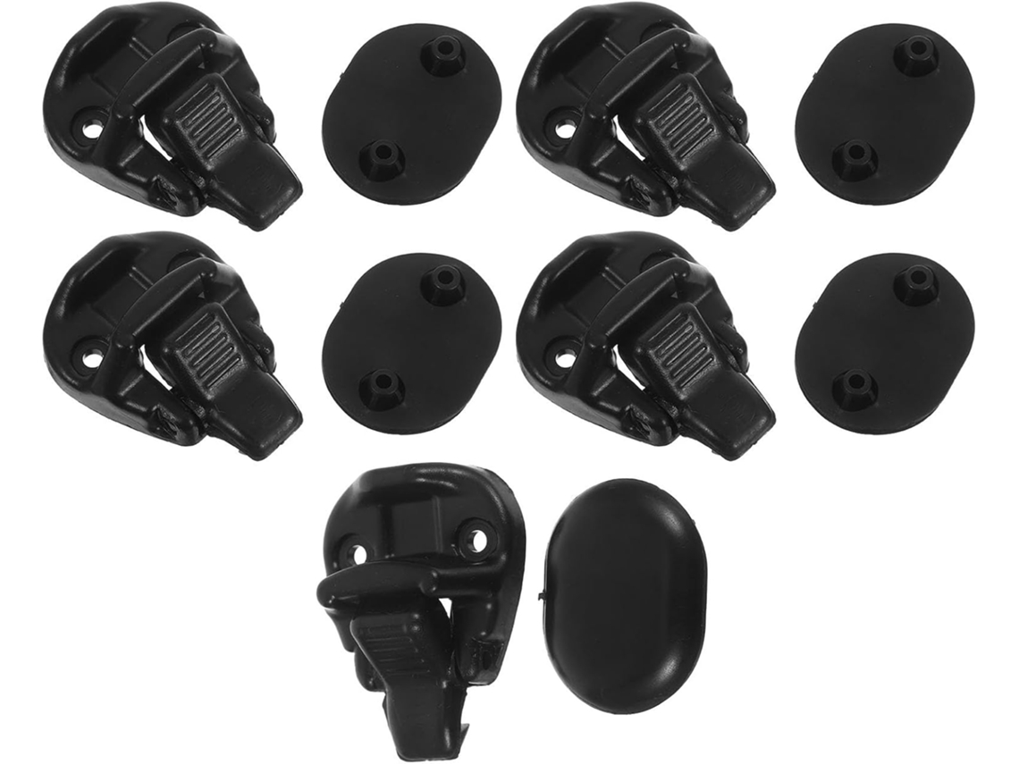 Conjunto De 5 Travas Universais Para Janelas Deslizantes De Carros, Compatíveis Com Portas E Vidro Traseiro.