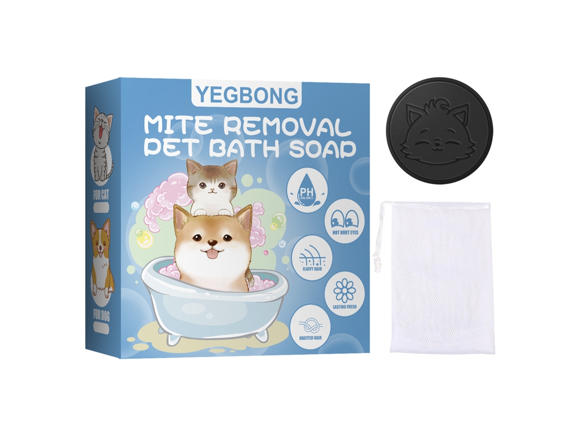 Sabonete Pet LAXISCREED, Urgente Anti acáridos no Banho
