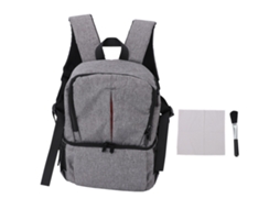 Aetheria mochila para Câmera Impermeável Eva de Duas Alças para Câmeras Slr Mirrorless Cinza