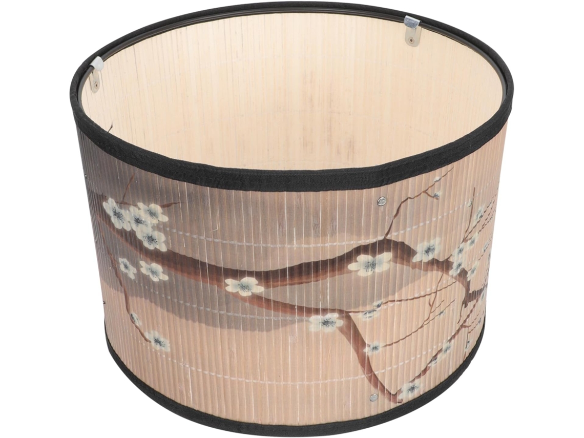 Capa Para Luminária De Mesa Pequena Com Cúpula De Bambu, Estilo Penteado, Para Pendurar Em Lareira.