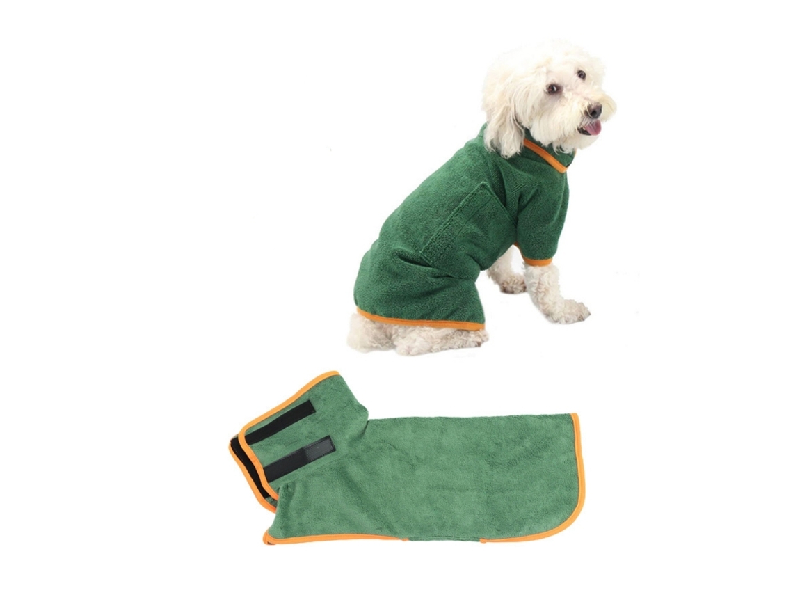Roupão Absorvente, para Cães e Gatos, Secagem Rápida, Tamanho M AQUAFORGE