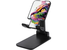 Suporte Dobrável E Ajustável Para Celular Em Formato De Gato Colorido, Ideal Para Escritório