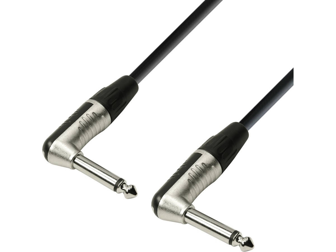Cabo de Áudio ADAM HALL (Jack 6.3mm - 60 cm - Preto)