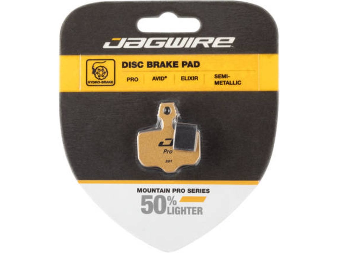 Pastilha de Travão JAGWIRE Pro Semi-Metallic Disc Brake Pad Avid Elixir Cr, Elixir R (Preto - TU)