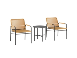 Conjunto 3pç Rattan Amarelo (réplica), Almofadas.-py
