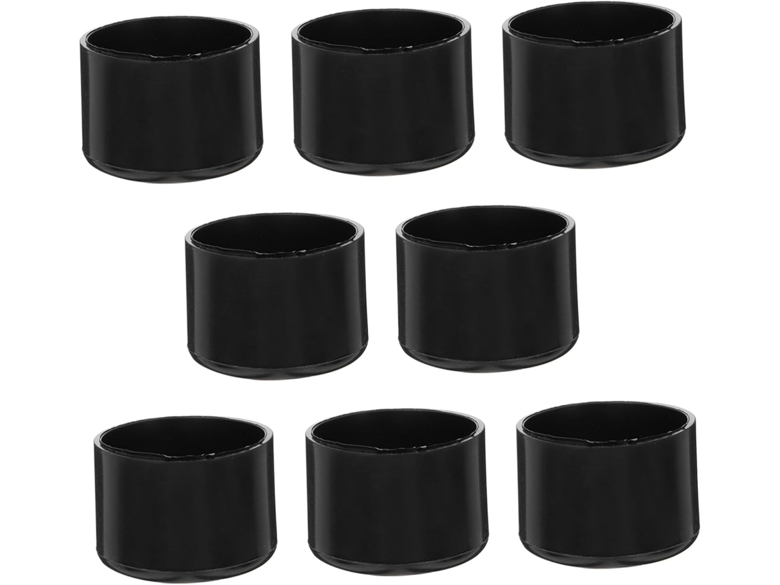Conjunto De 8 Protetores Piso Para Pés Móveis E Cadeiras, Com 19mm De Espessura, Silenciosos E Antiderrapantes