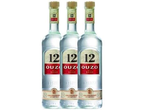 Anis KALOYIAMIS-KOUTSIKOS Kaloyiamis-Koutsikos Ouzo 12 (1 L - 3 unidades)