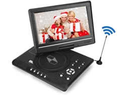 Leitor De Dvd Portátil De 9,8 Polegadas, Mini Tv 3d Com Som E Rotação De 270 Graus. Brilvibera