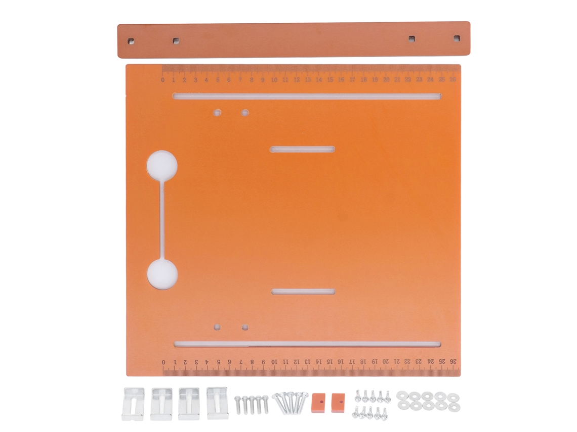 Placa Base De Máquina De Corte 30x28cm Con Margen De 3 Cm, Guía Para Sierra Circular Sin Perforar Para Carpintería