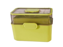 Caixa De Armazenamento Dobrável Transparente De Três Camadas Olysi Shop