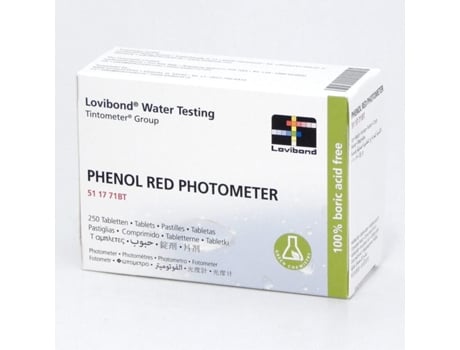 Fenol Red 250 Unidades Fotômetro LOVIBOND
