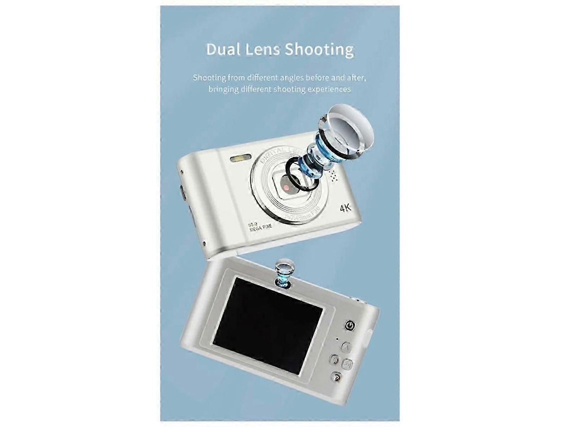 Câmera Digital Hd 1080p Infantil, Filmadora Compacta, Mini Câmera para Iniciantes em Fotografia e Selfies, Rosa TAISHENGDA