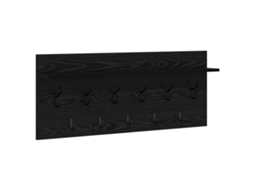 Cabideiro Vidaxl Preto Derivados De Madeira (100x40x12 Cm)