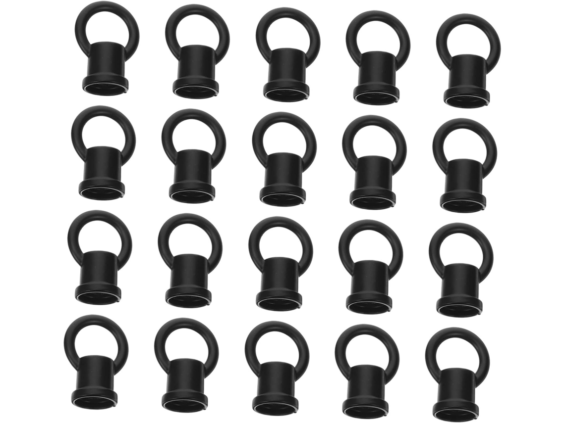 Ganchos De Teto M10 Em Ferro Preto, 20 Peças, Para Luminárias Pendente