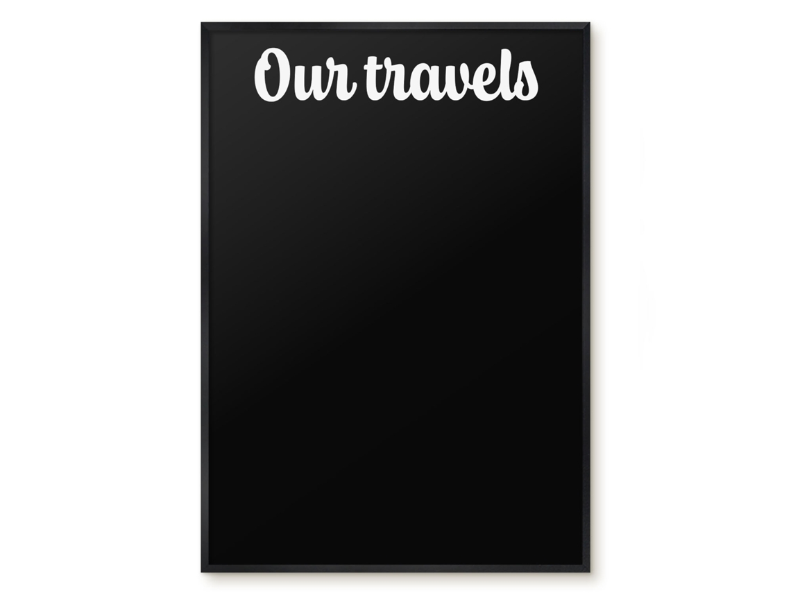 Magnetic Board For Wall Our Travels For The Bedroom Espelharte (70x100 Cm)