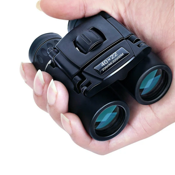 Binóculos Potentes 200x22 Hd Com Alcance De 4000m, Mini Telescópio Dobrável Com Visão Noturna Para Caça, Esportes, Camping E Viagens Ao Ar Livre