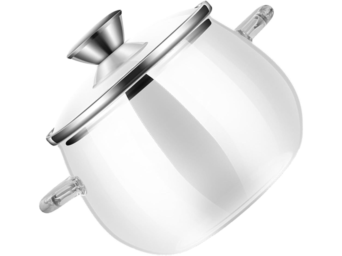 Recipiente De Vidro Supvox Com Tampa E Colher Para Banha, 800ml, Design Simples E Resistente Ao Calor, Armazenamento