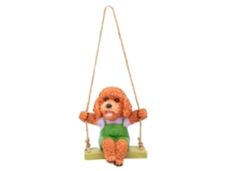 Decoração Jardim LAXISCREED Urso Teddy Suspenso Marrom