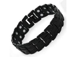 Pulseira De Cobre, Bracelete De Terapia Magnética, Ajustável (preto) Spqment