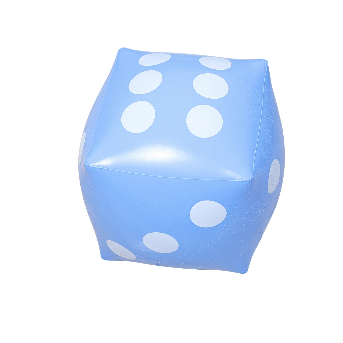 (azul) Dado Inflável Em Formato De Cubo, Feito De Pvc, Ideal Para Jogos Em Festas Na Piscina.