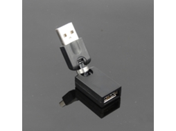 Aetheria adaptador Usb a Macho para Fêmea com Rotação 360 Graus para Pc Laptop Tv Celular
