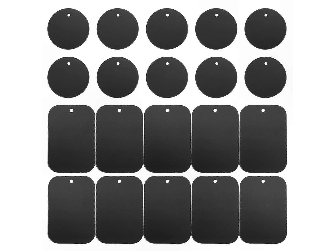 Kit Com 20 Suportes Magnéticos Para Celular Para Uso Em Veículos, Na Cor Preta.