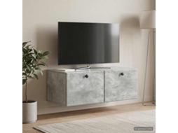 Vidaxl Gabinete De Tv De Parede 78,5 X 41 X 30 Cm Cinzento Cimento
