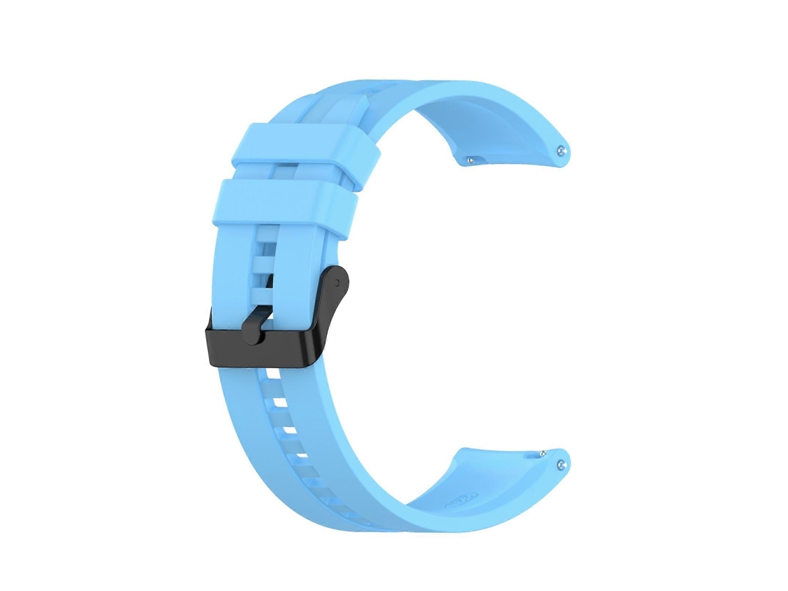 Pulseira De Silicone Preta Com Fivela Para Huawei Watch Gt 3 42mm 20mm (branca)