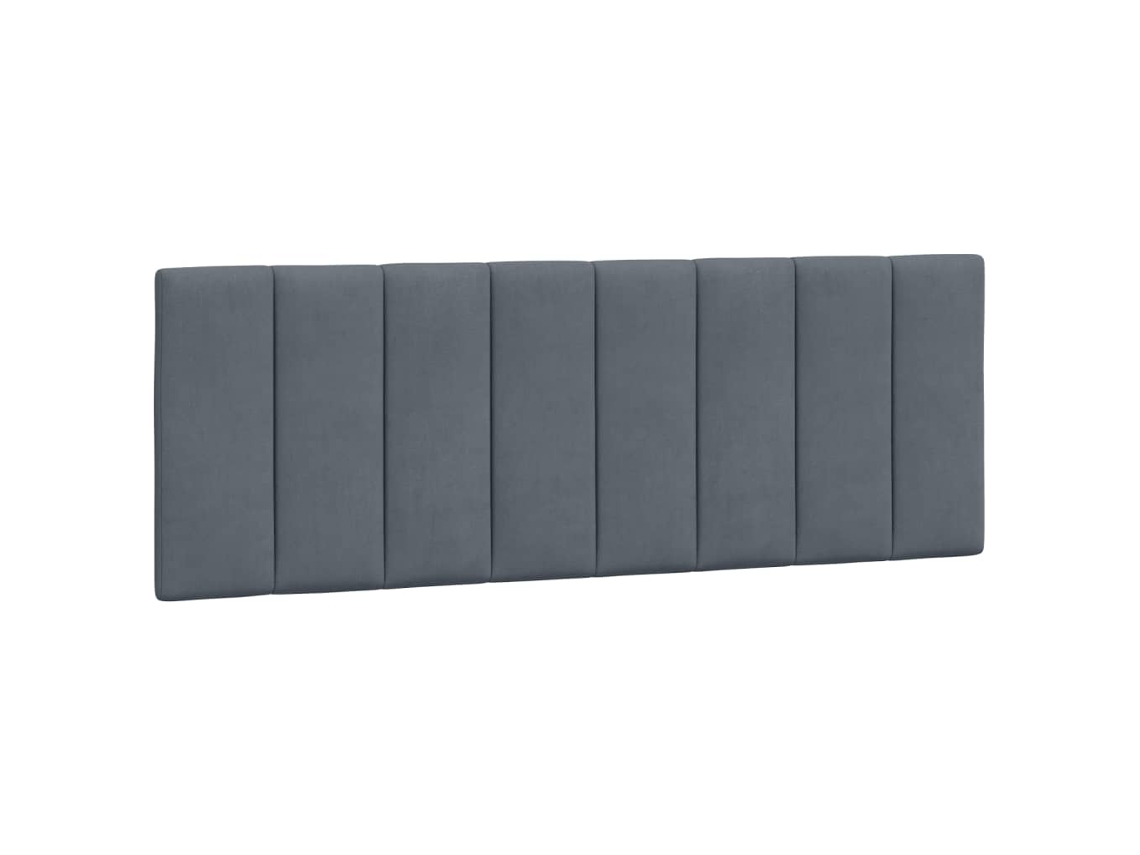 Headboard Cushion, Headboard Cushions Vidaxl Cinzeto Veludo (120 Cm)