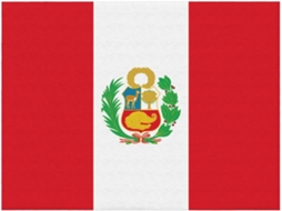 Manta de Flanela Ultramacia Phayah com Estampa da Bandeira Peruana Ideal para Sofá Cama Sala Estar Escritório