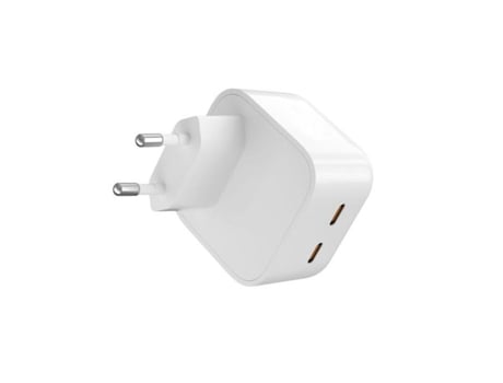 Carregador De Parede Usb Com 2 Portas, Carregamento Rápido 35w, Adaptador De Tomada