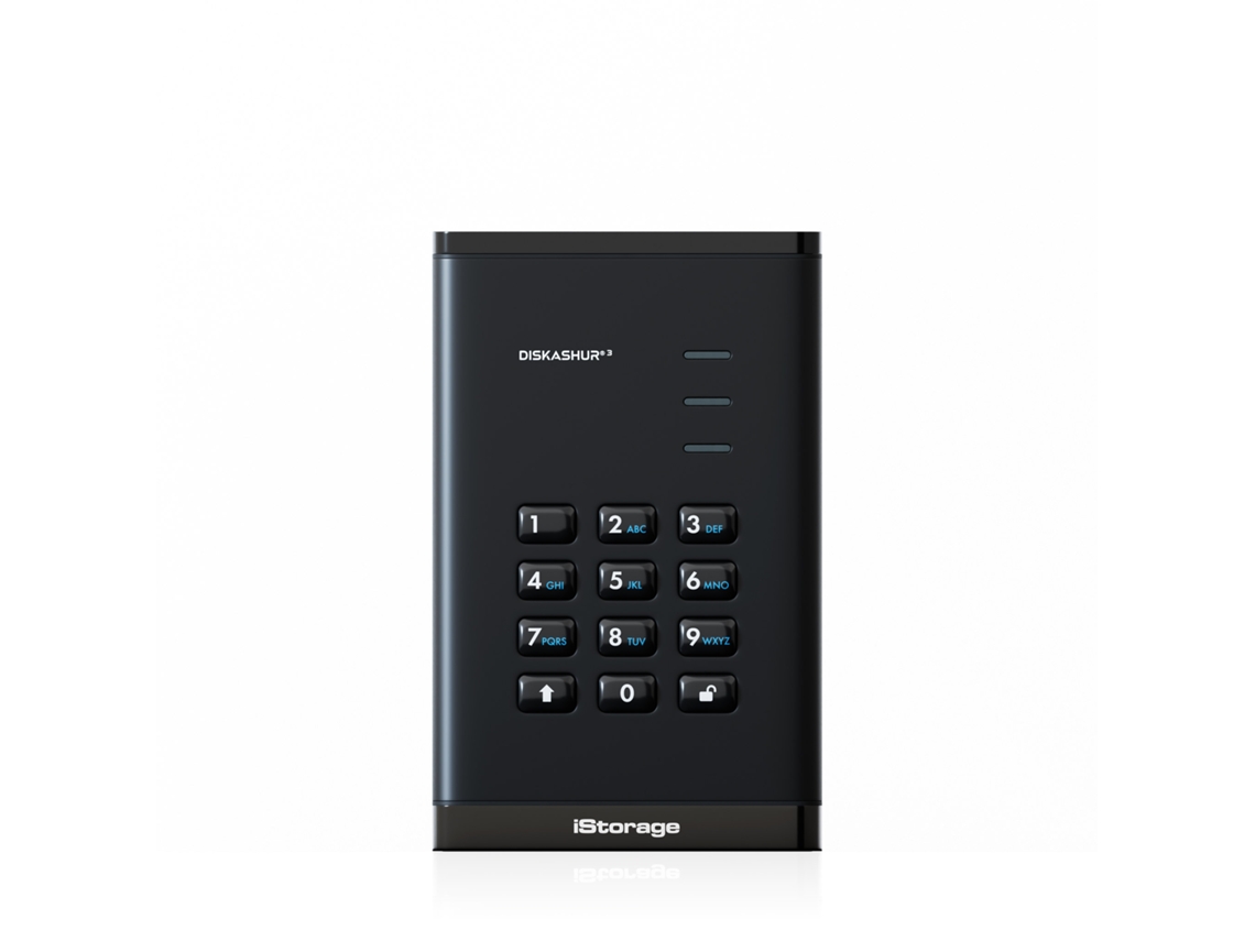 Diskashur3 Hdd Disco Externo 4 Tb Usb Type C 3.2 Gen 1 Azul Istorage (3.1 Gen 1)