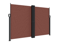 Retractable Side Awning, Retractable Side Awnings Vidaxl Marrom Poliéster (160 X 1000 Cm)