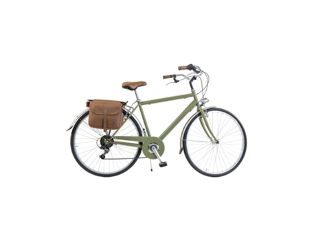 Bicicleta de Cidade Vintage Canellini Via Veneto Retro Aço Homem Verde Oliva VIA VENETO BY CANELLINI