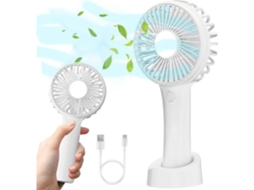 Mini Ventilador USB Recarregável Branco BRILVIBERA