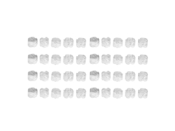 2026 40 Perlas de Barba Vintage de Plata para Pulseras Diy Y Trenzas de Pelo