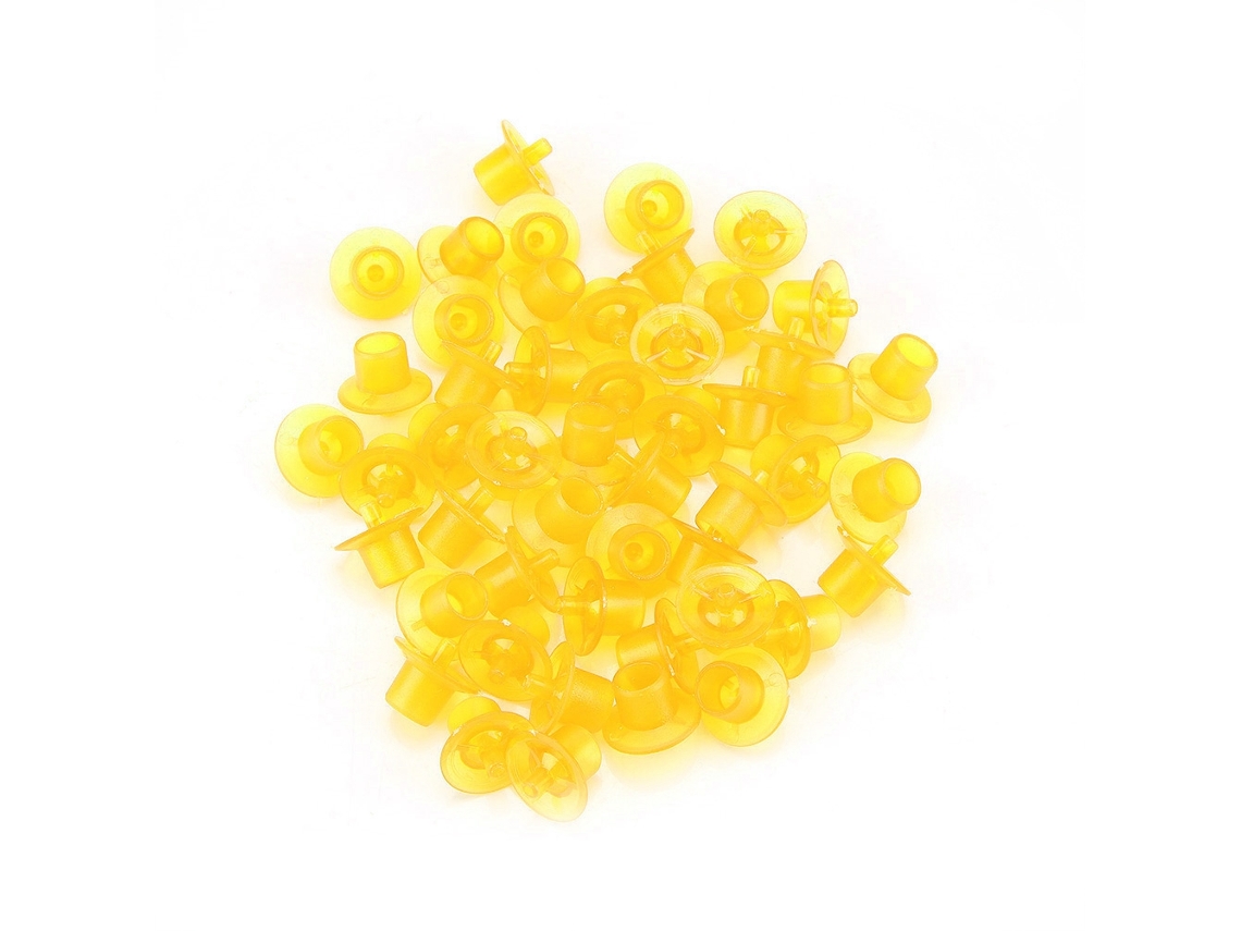 Primerox em flocos para reprodução em água da chuva, 50 unidades, abelha ferramenta, amarelo | S/BRAND