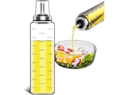 Garrafa de óleo spray Nova Line, 200ml, inox, anti vazamento, para cozinha e BBQ