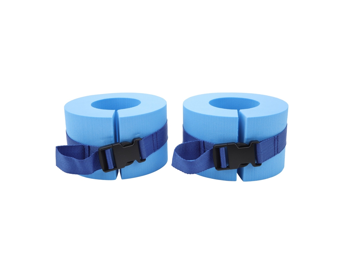 2pcs de braçadeiras de espuma EVA para natação aeróbica, com fivela de liberação rápida, para treinamento de fitness