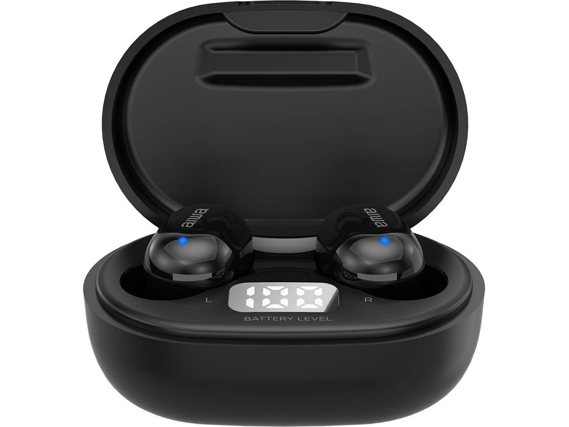 Auriculares Bluetooth True Wireless AIWA Ebtw-150Bk (In Ear - Microfone - Preto)