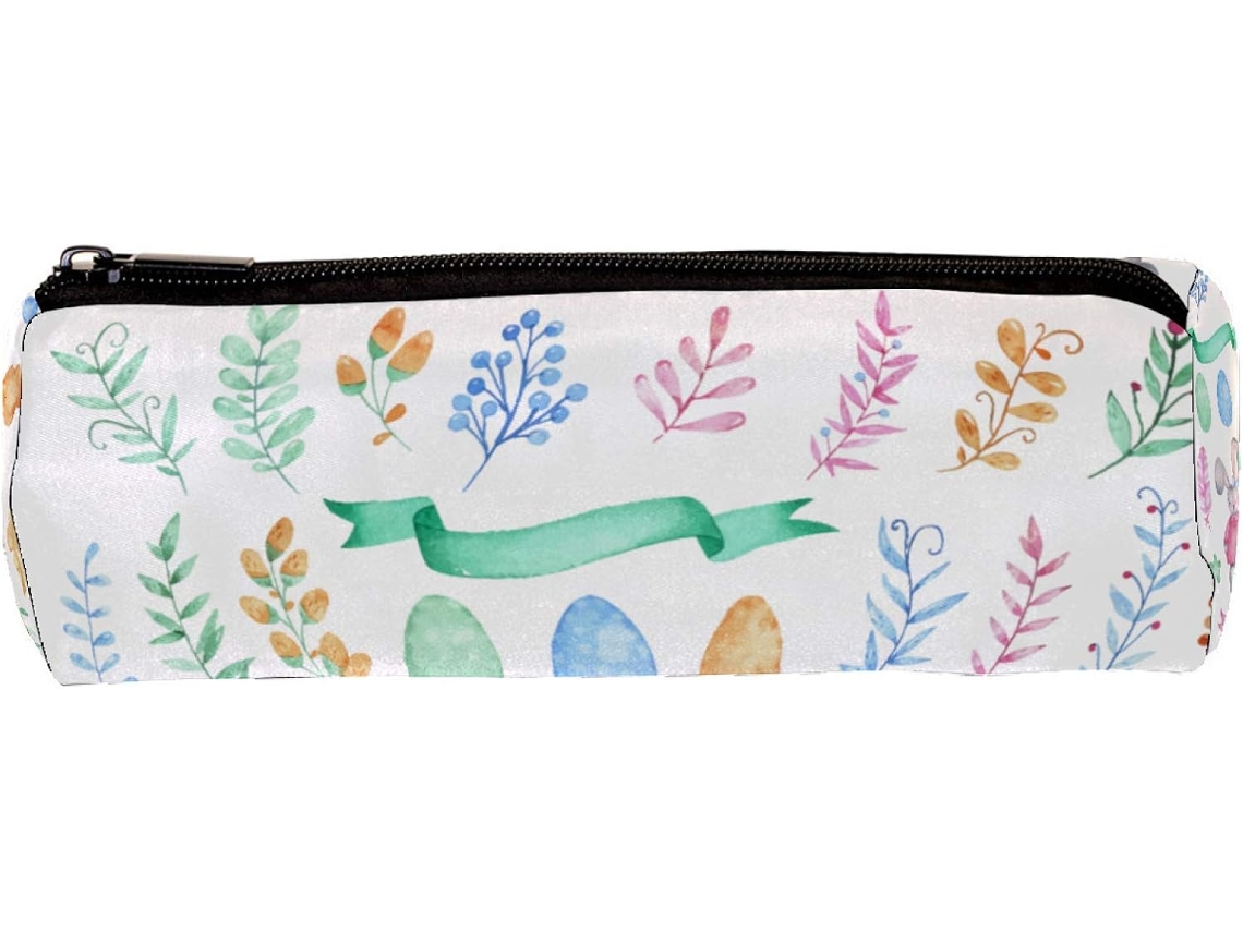 Este porta-lápis com estampa de coelhinho de Páscoa em aquarela, porta-lápis, organizador de mesa, indispensável.